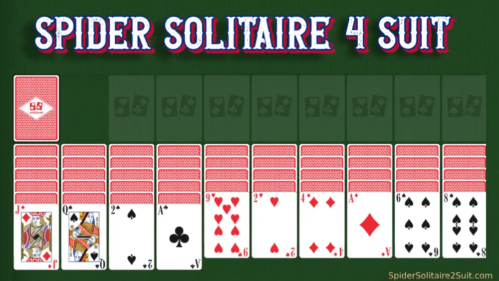 Spider Solitaire 4 Suits